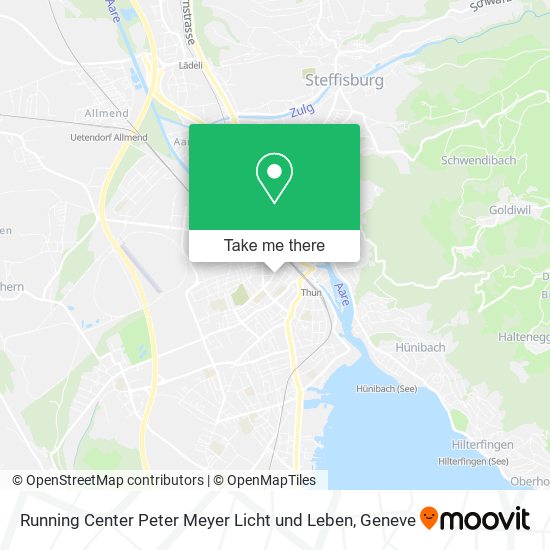 Running Center Peter Meyer Licht und Leben map