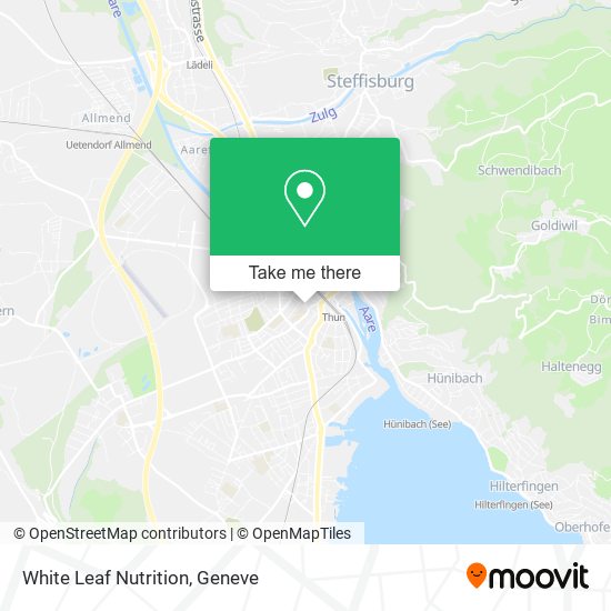 White Leaf Nutrition map