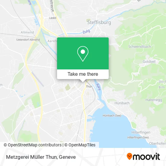 Metzgerei Müller Thun plan