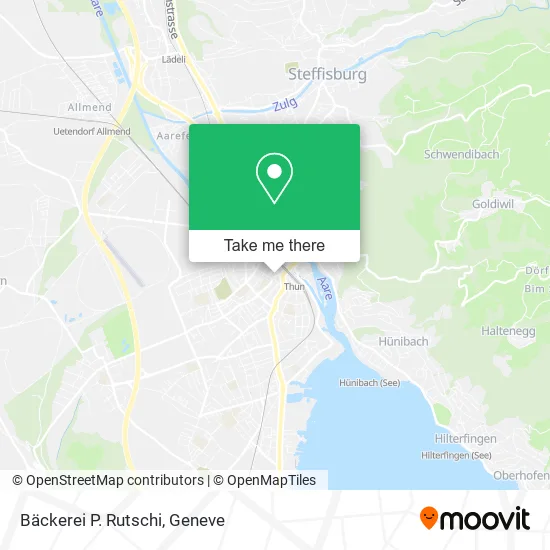 Bäckerei P. Rutschi map