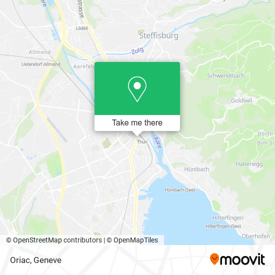 Oriac map