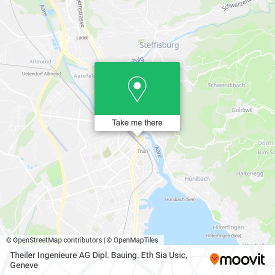Theiler Ingenieure AG Dipl. Bauing. Eth Sia Usic map