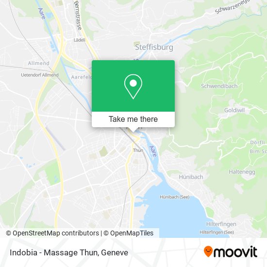 Indobia - Massage Thun map