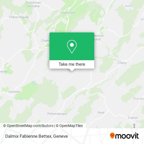 Dalmix Fabienne Bettex map