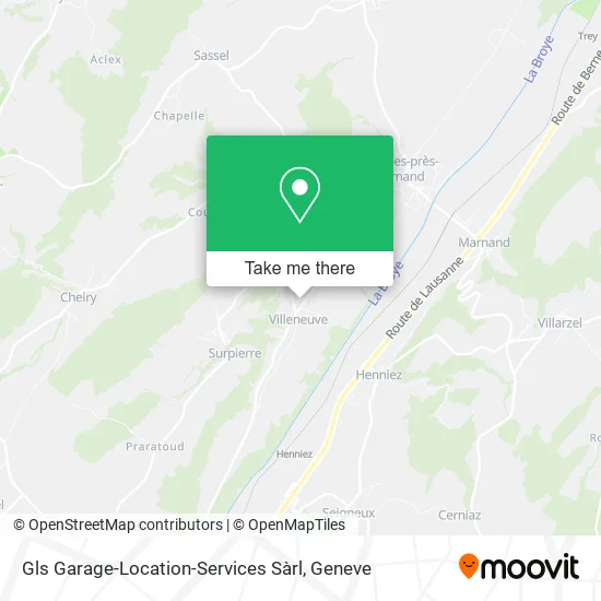 Gls Garage-Location-Services Sàrl map