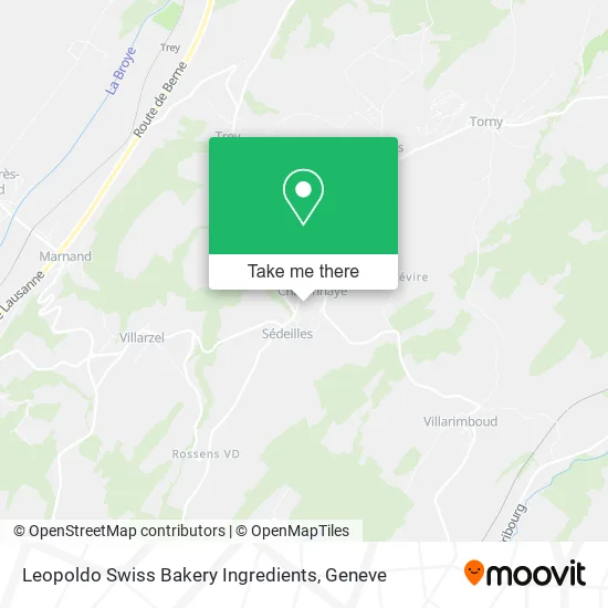 Leopoldo Swiss Bakery Ingredients map