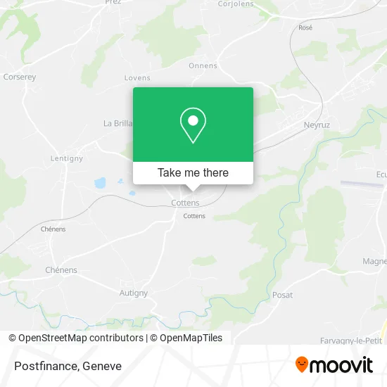 Postfinance map