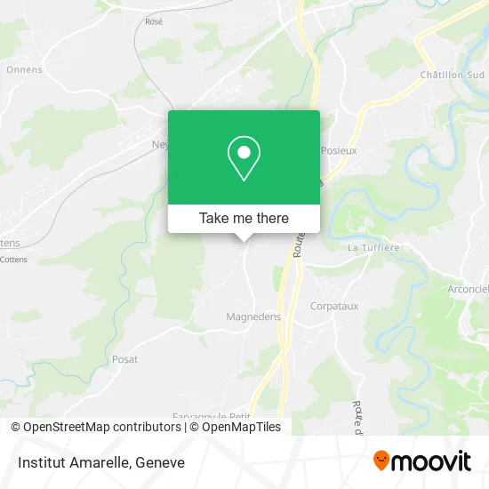 Institut Amarelle map