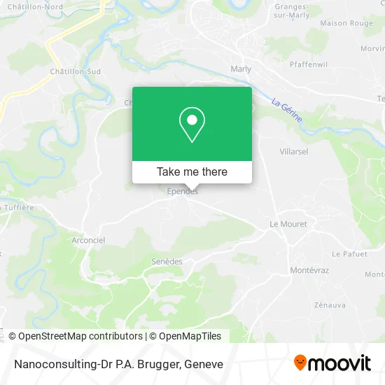 Nanoconsulting-Dr P.A. Brugger map