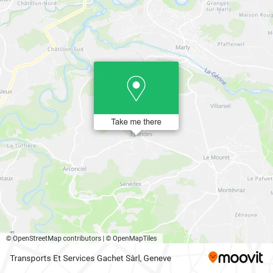 Transports Et Services Gachet Sàrl map
