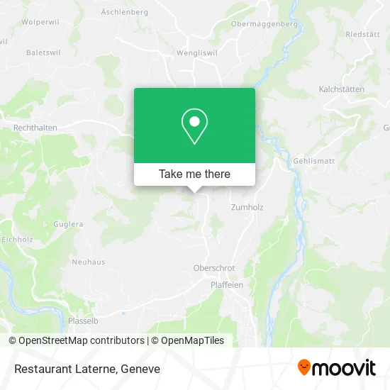 Restaurant Laterne map