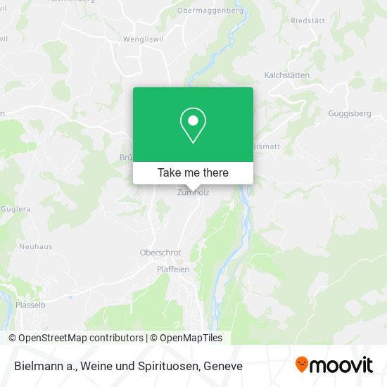 Bielmann a., Weine und Spirituosen map