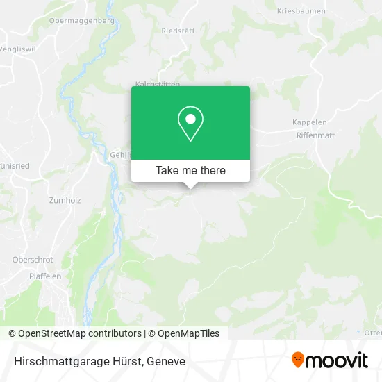 Hirschmattgarage Hürst map