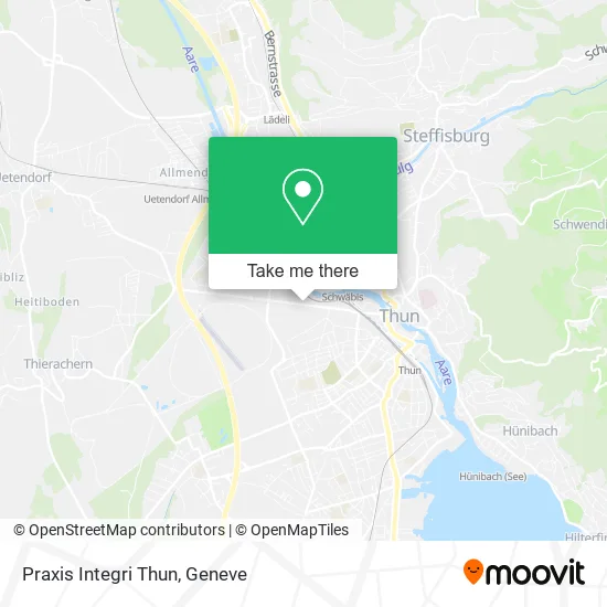 Praxis Integri Thun map