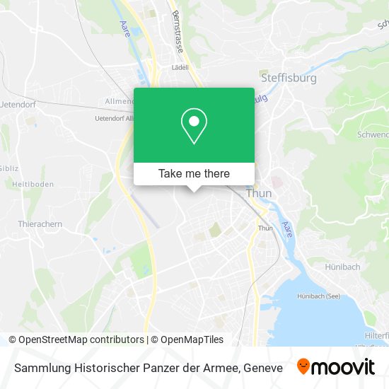 Sammlung Historischer Panzer der Armee map