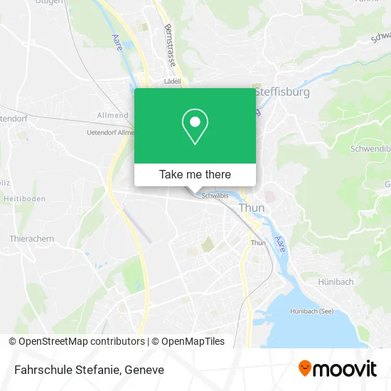 Fahrschule Stefanie map