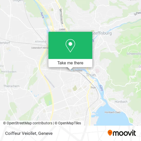 Coiffeur Veiollet map