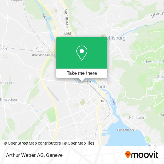 Arthur Weber AG map