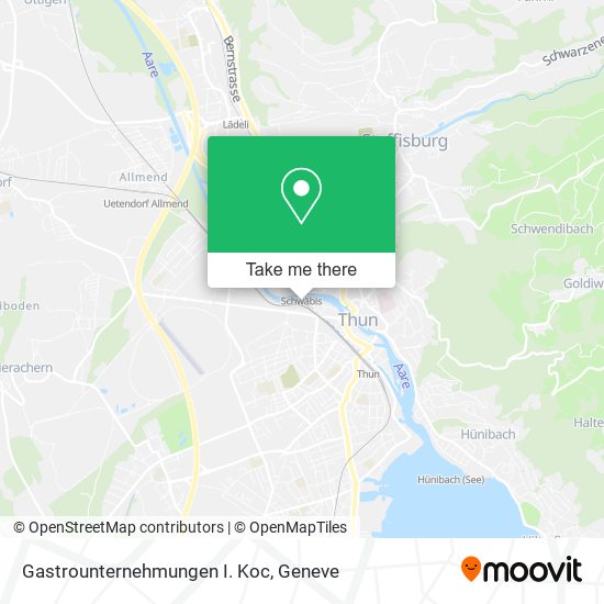 Gastrounternehmungen I. Koc map