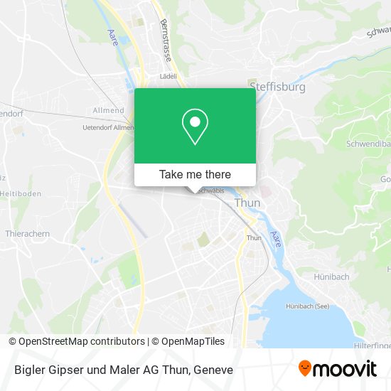Bigler Gipser und Maler AG Thun map