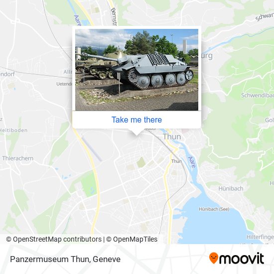 Panzermuseum Thun plan