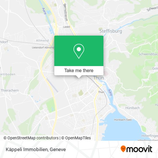 Käppeli Immobilien map