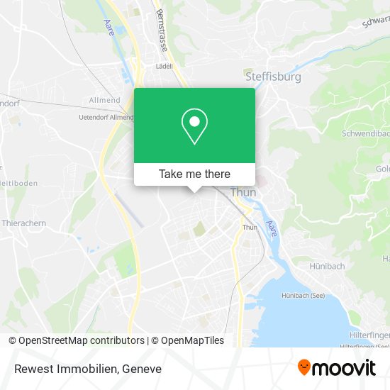 Rewest Immobilien map