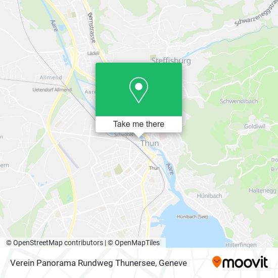Verein Panorama Rundweg Thunersee map