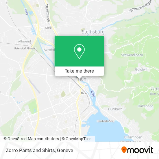 Zorro Pants and Shirts map