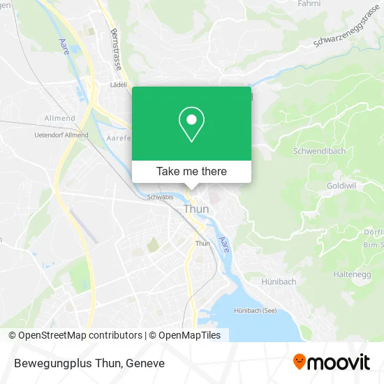 Bewegungplus Thun map