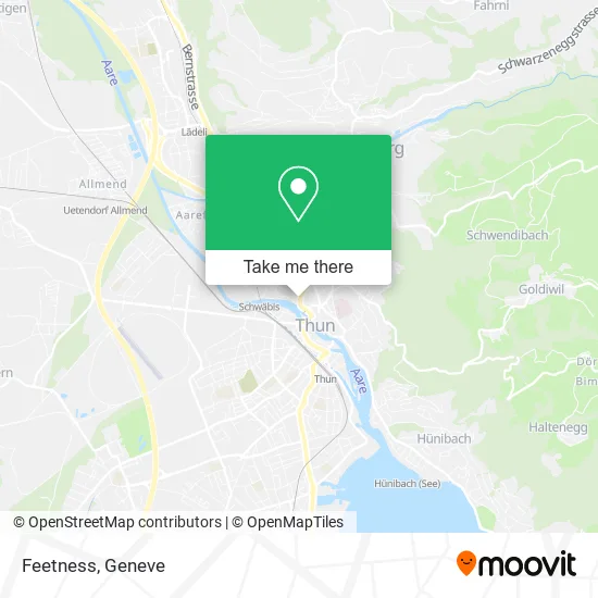 Feetness map