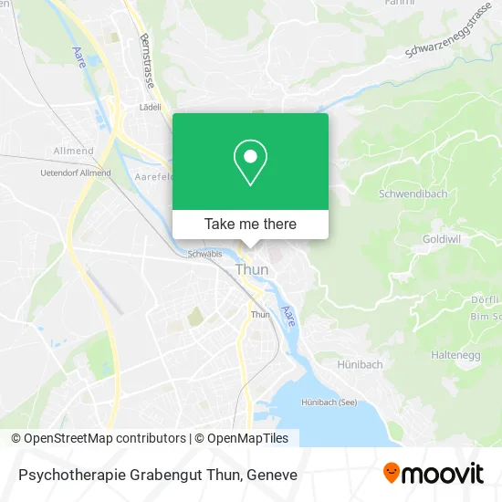 Psychotherapie Grabengut Thun map