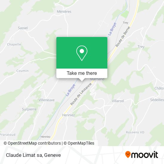 Claude Limat sa map