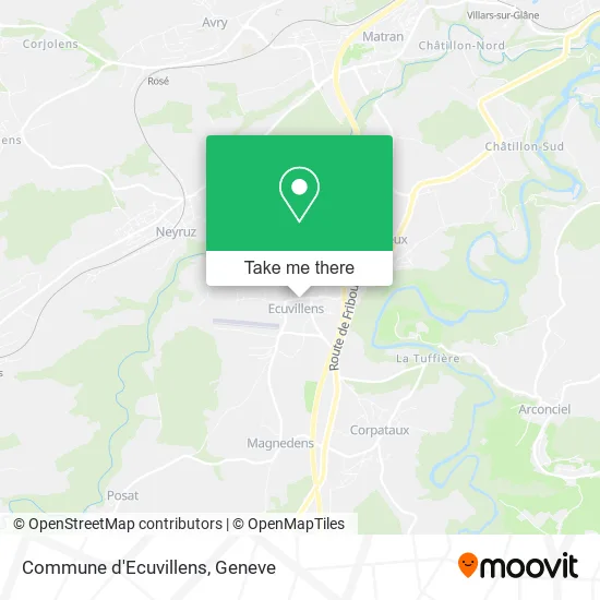 Commune d'Ecuvillens map