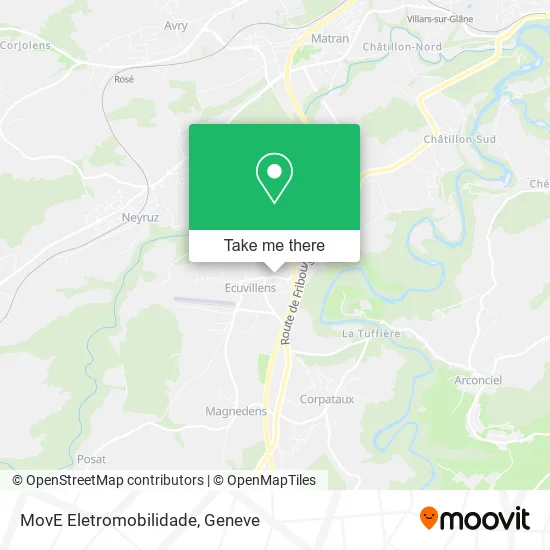 MovE Eletromobilidade map