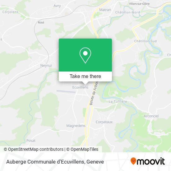 Auberge Communale d'Ecuvillens map