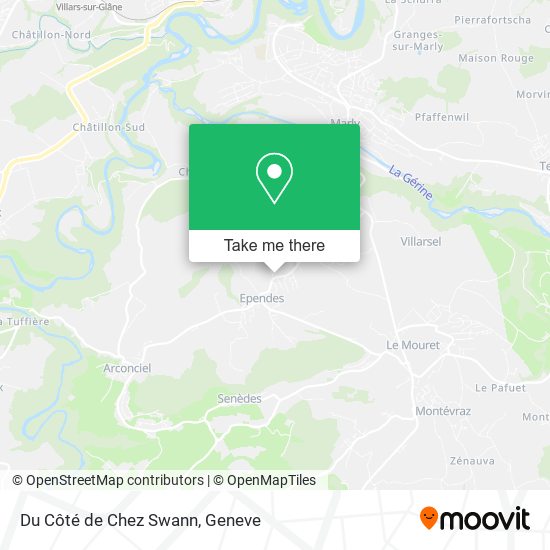 Du Côté de Chez Swann map