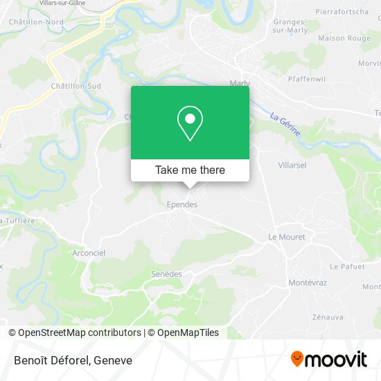Benoît Déforel map