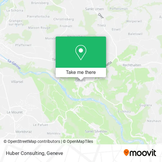 Huber Consulting map