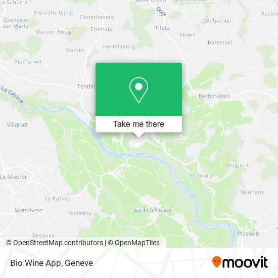 Bio Wine App map