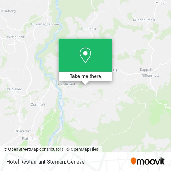 Hotel Restaurant Sternen map