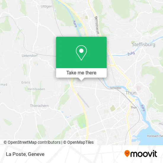 La Poste map