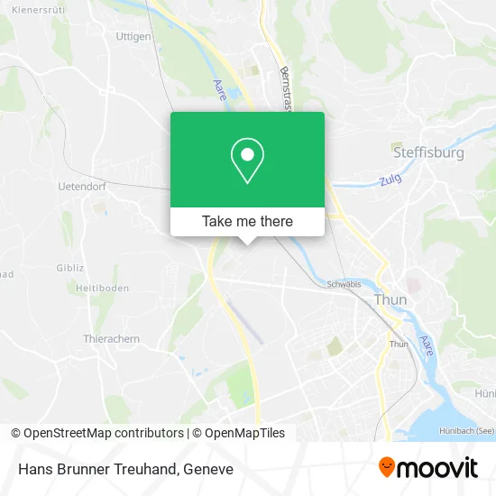 Hans Brunner Treuhand map