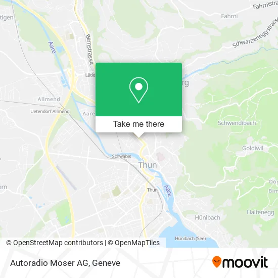 Autoradio Moser AG map