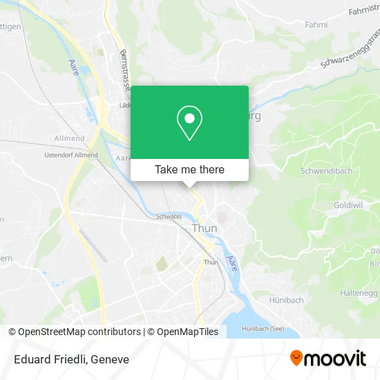 Eduard Friedli map