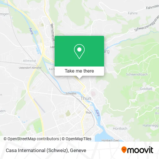 Casa International (Schweiz) map