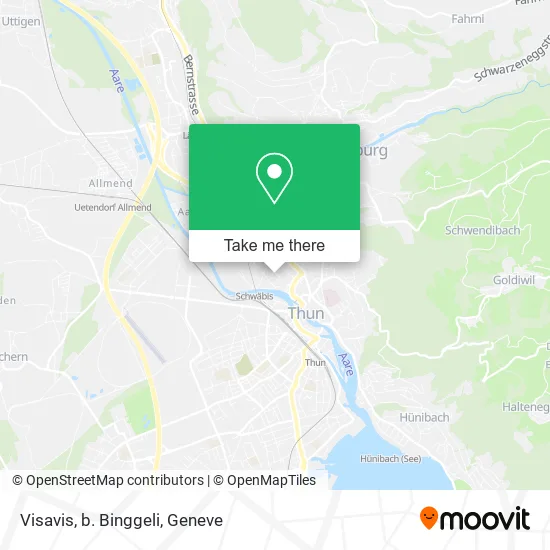 Visavis, b. Binggeli map