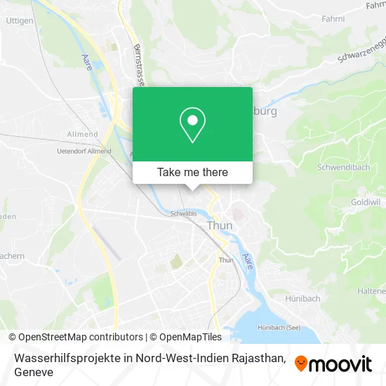 Wasserhilfsprojekte in Nord-West-Indien Rajasthan map