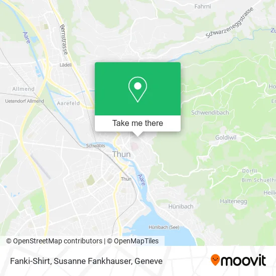 Fanki-Shirt, Susanne Fankhauser map