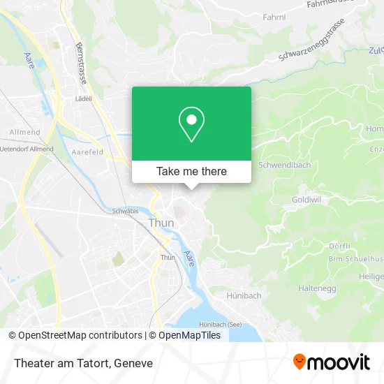 Theater am Tatort map